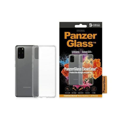 Θήκη Σιλικόνης PanzerGlass Clear Case Antibacterial για Samsung Galaxy S20 Plus - Clear