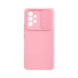 Θήκη Σιλικόνης Senso ShieldCam για Samsung Galaxy A53 5G - Baby Pink