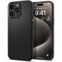 Θήκη Σιλικόνης Spigen Liquid Air Back Cover για iPhone 15 Pro Max - Black