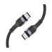 Καλώδιο Φόρτισης Tech-Protect USB-C male σε USB-C male 0.25m - Black 