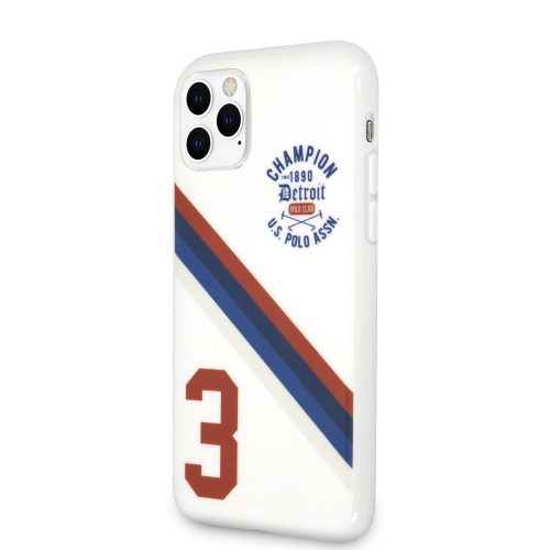 Θήκη US Polo Hard Case PC/TPU Detroit 3 για iPhone 11 Pro - White