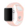 WiWU Λουράκι Σιλικόνης Dual Color Sport Apple Watch 42/44/45/46/49mm - Pink/White