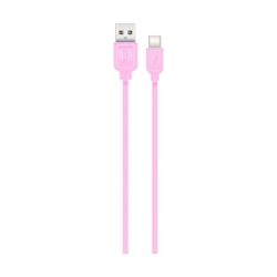 Καλώδιο XO Design NB36 Regular USB 2.0 σε Micro USB 2.1A 1m - Pink