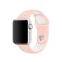WiWU Λουράκι Σιλικόνης Dual Color Sport Apple Watch 38/40/41mm - Pink/White