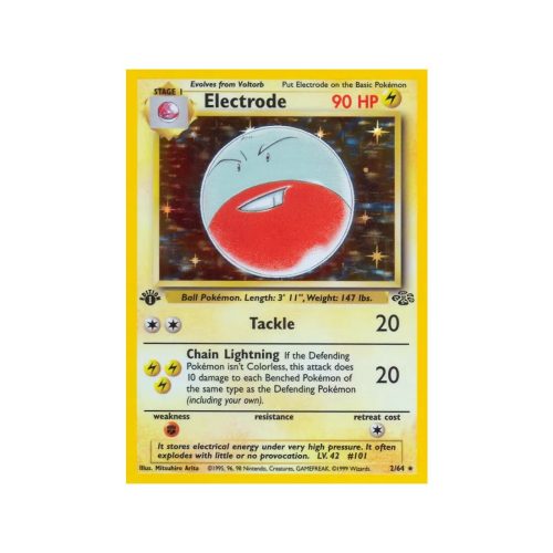Electrode (Jungle 2/64) (Holo Rare ) English - Poor
