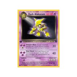 Dark Alakazam (Team Rocket 18/82) (Rare) English - Poor