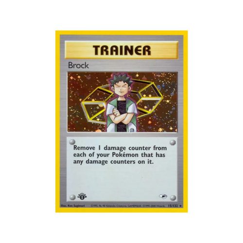 Brock (Gym Heroes 15/132) (Holo Rare) English - Good