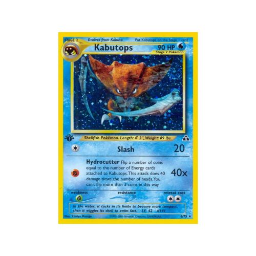 Kabutops (Neo Discovery 6/75) (Holo Rare) English - Played