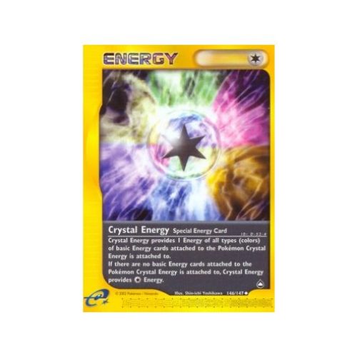 Crystal Energy (Aquapolis 146/147) (Uncommon) English -Excellent