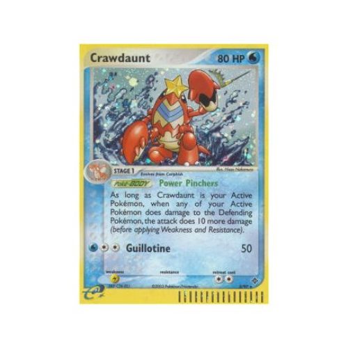 Crawdaunt (EX Dragon 3) (Holo Rare) English - Excellent