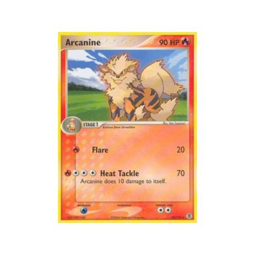 Arcanine (EX FireRed LeafGreen 18) (Rare) English - Light Played