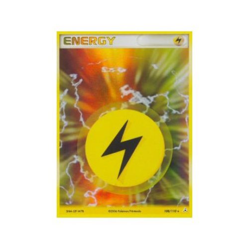 Lightning Energy (EX Holon Phantoms 108) (Holo Rare) English - Good