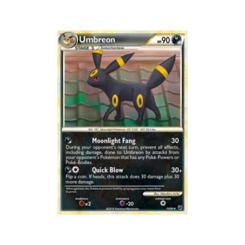 Umbreon (Undaunted 10/90) (Reverse Holo) English - Excellent