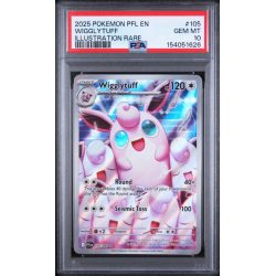 Wigglytuff - Phantasmal Flames - English 2025 - #105 - PSA GEM MT 10 - Pokemon Graded Card